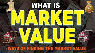 What is Market Value  Ways of finding the Market Value  market value of shares [upl. by Eynobe]