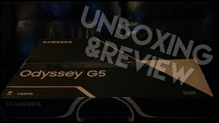 Samsung Odyssey G5 32 Monitor Unboxing Review amp Gameplay [upl. by Mohamed]