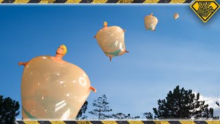 Can You Make Stretch Armstrong FLY With Helium [upl. by Hoisch]