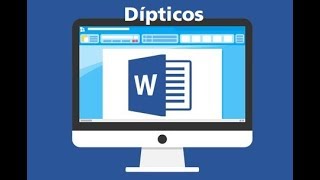 Díptico en word [upl. by Anelehs]