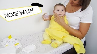 How to Use an Aspirator to Remove Mucus  Infant Care [upl. by Sihtnyc]