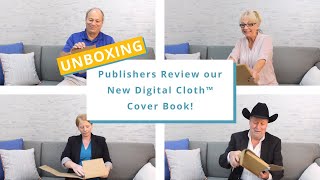 Unboxing Publishers Review our New Digital Cloth™ Cover Book [upl. by Cirdla]