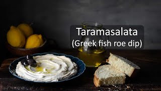 Taramasalata Greek fish roe dip [upl. by Albric]