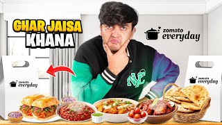 Trying Zomato Everyday Service  Home Cooked Meals [upl. by Marysa201]