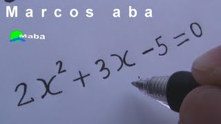 Equação do segundo grau  matemática [upl. by Aicileb968]