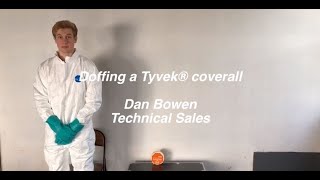 How to doff a Tyvek® coverall  for individuals [upl. by Trinetta]