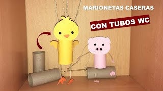 COMO HACER MARIONETAS CON TUBOS WC [upl. by Odnanreh245]