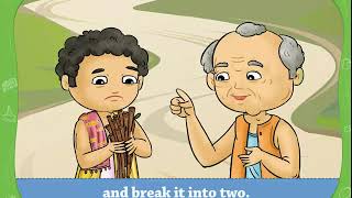 The Farmer And His Sons  Senior KG Stories for Children I Animated I Little Mee Stories [upl. by Eimaral]