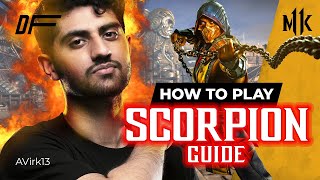 SCORPION Guide by  AVirk13   MK11  DashFight  All you need to know [upl. by Guntar127]