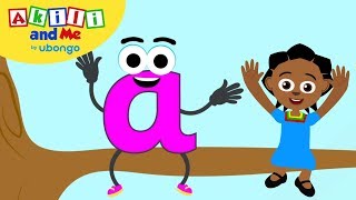 Learn Letter A  The Alphabet with Akili  Cartoons for Preschoolers [upl. by Enilesoj104]