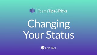 How To Change Your Status in Microsoft Teams [upl. by Julian648]