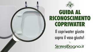 Guida Riconoscimento Copriwater  Sedile wc [upl. by Lumpkin]