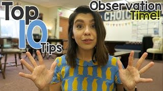 Top 10 Classroom Observation Tips [upl. by Neirad]