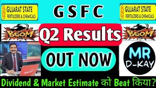 GSFC Q2 Results 2025  GSFC results today  GSFC share latest news  GSFC share results  GSFC share [upl. by Llevron]