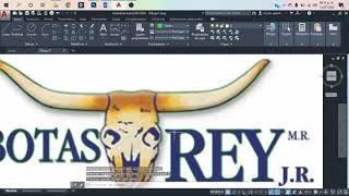 Como VECTORIZAR UN LOGOTIPO en AutoCAD [upl. by Susumu1]