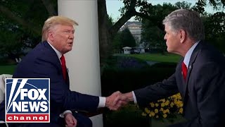 Trump talks impeachment fallout on Hannity  FULL INTERVIEW [upl. by Cherian]