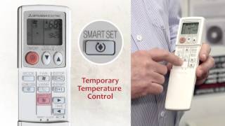 How To Use A Mitsubishi Air Conditioner Remote Control Guide [upl. by Grega]