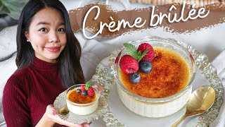 Easiest French Crème Brûlée recipe  Including no blow torch method [upl. by Rockey681]