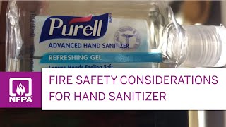 Fire Safety Considerations for Hand Sanitizer [upl. by Maharba]