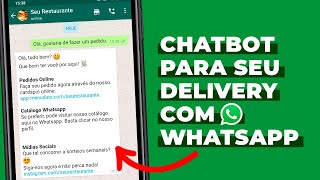 Como Automatizar seu Delivery por WhatsApp [upl. by Jensen452]