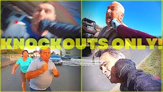 WHEN BIKERS FIGHT BACK  KNOCKOUTS ONLY [upl. by Aleacim589]