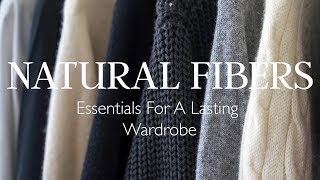 The Best Fabrics For Your Wardrobe  Natural Fiber Guide [upl. by Finn]