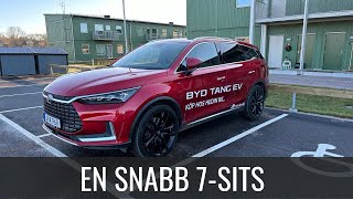 BYD Tang EV  Provkörning  Guiden om elbil [upl. by Airtal]