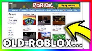 How To See the OLD ROBLOX Website 2004today [upl. by Austina]