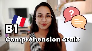 Compréhension orale B1  B1 French Listening comprehension practice  Learn To French [upl. by Aiuqenehs537]