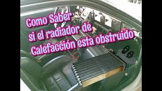 RADIADOR DE CALEFACCION OBSTRUIDO COMO SABER SI ESTA TAPADO [upl. by Felicia]