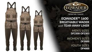 DF2300DF3000DF4000  Eqwader™ 1600 Breathable Wader with Tear Away Liner [upl. by Malia]