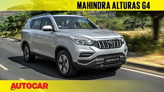 Mahindra Alturas G4  the new Rexton  First India Drive Review  Autocar India [upl. by Kreitman]