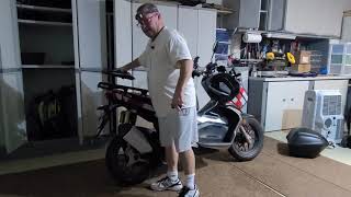 Honda ADV150 2021 Rear Carrier Rack and Box Installation Instructions by ThatCyberSecurityGuy [upl. by Flyn]