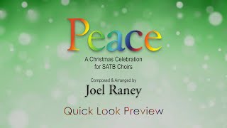 Peace A Musical Christmas Celebration Cantata for SATB Choirs by Joel Raney [upl. by Kenta210]