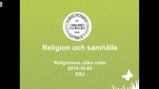 Religionens roll i samhället [upl. by Teressa]