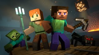 MINESHAFT Minecraft Animation [upl. by Sloane]