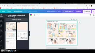 COMO HACER UNA HISTORIETA CON CANVA [upl. by Alisun885]