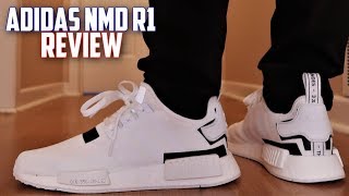 Adidas NMD R1 2019 Review and OnFeet  SneakerTalk365 [upl. by Nyrtak50]