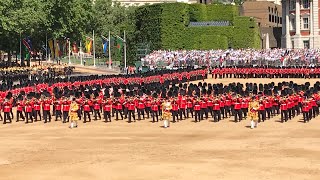 Trooping the colour 2019 colonels review No commentary [upl. by Eignat662]