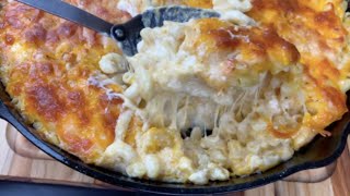 Extra Cheesy Baked Macaroni and Cheese Recipe Southern Mac and Cheese No Roux Mac N Cheese [upl. by Pubilis829]