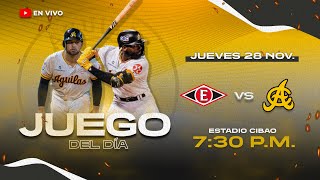 LEONES DEL ESCOGIDO VS ÁGUILAS CIBAEÑAS  SERIE REGULAR 202425 [upl. by Weidar]