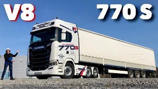 New SCANIA 770 S V8 Loaded Test Drive Truck Review  The New King of the Road [upl. by Oynotna]