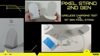 Google Pixel Stand 2nd Gen Wireless Charging Test amp Unboxing [upl. by Onit]