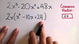 Factoring Quadratic Expressions Pt 2 [upl. by Sprage]