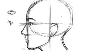 How to Draw a Face Profile [upl. by Jolynn]