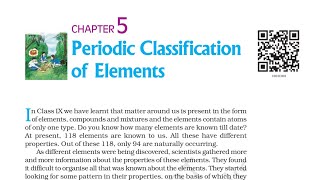 Periodic Classification of Elements Class 10 Science Chapter 5 NCERT full chapter explanation [upl. by Syramad870]