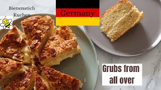 Bienenstich Kuchen  Desserts from around the world Germany [upl. by Bloch180]