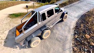 G WAGON HEAVEN  Mercedes G63 AMG 6x6 G CLASS Maybach V12 and NEW G63 Exterior Drive Review [upl. by Anoyet686]