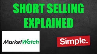 MarketWatch Stock Game Short Selling Explained For Beginners [upl. by Nisse]