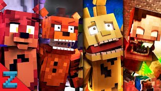 quotThe Foxy Songquot Full Series  Minecraft FNAF Animation Music Video [upl. by Atnod]